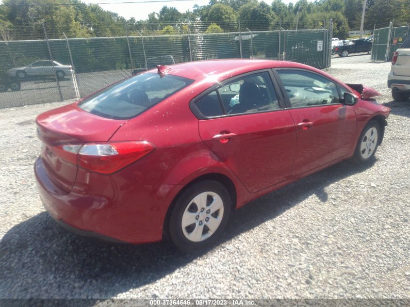 2016 KIA FORTE LX - KNAFK4A66G5501189