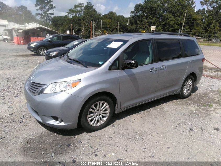 2016 TOYOTA SIENNA XLE - 5TDYK3DC6GS758760