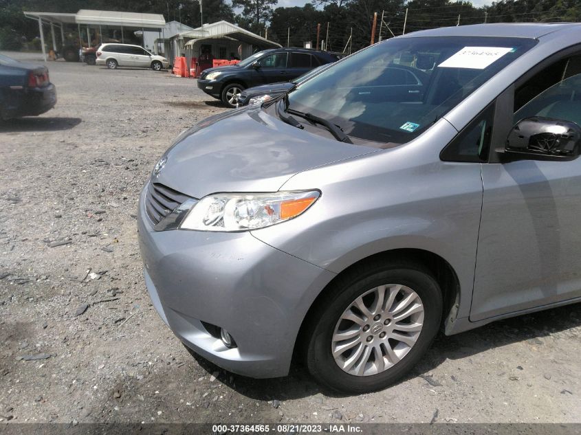 2016 TOYOTA SIENNA XLE - 5TDYK3DC6GS758760