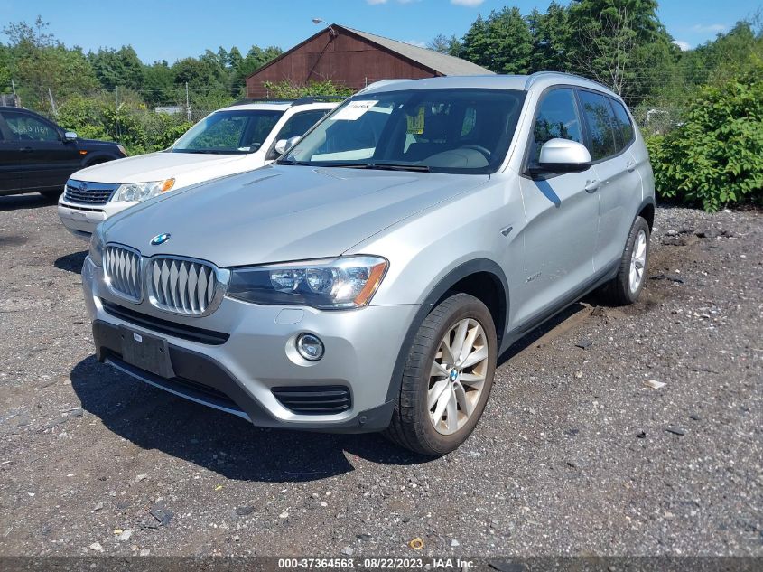 2016 BMW X3 XDRIVE28I - 5UXWX9C56G0D65988