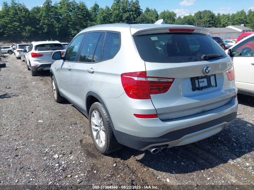 2016 BMW X3 XDRIVE28I - 5UXWX9C56G0D65988