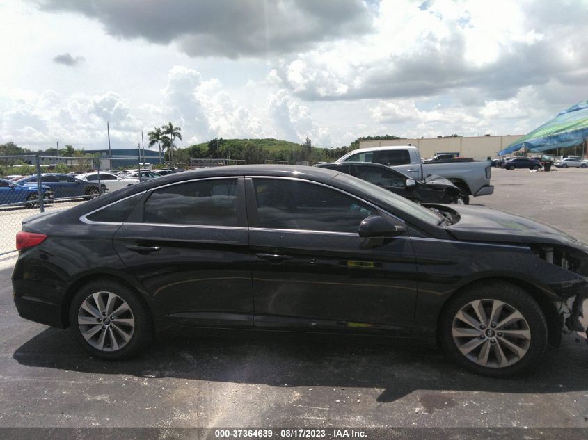 2015 HYUNDAI SONATA 2.4L SE - 5NPE24AF2FH015525