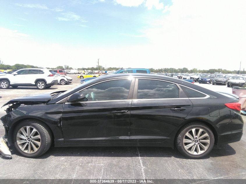 2015 HYUNDAI SONATA 2.4L SE - 5NPE24AF2FH015525