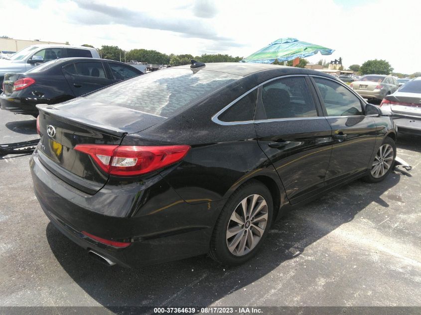 2015 HYUNDAI SONATA 2.4L SE - 5NPE24AF2FH015525