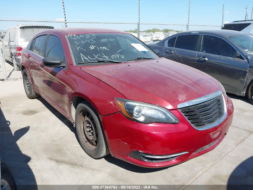2013 CHRYSLER 200 LX - 1C3CCBAB5DN646633