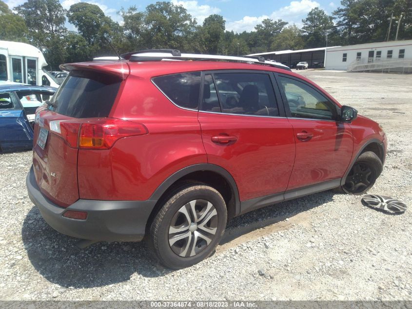 2014 TOYOTA RAV4 LE - JTMZFREVXED041699