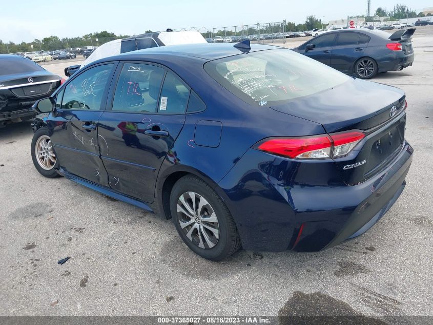 2022 TOYOTA COROLLA LE - JTDEAMDE4NJ055312