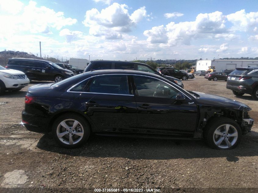 2019 AUDI A4 PREMIUM - WAUDNAF45KA105064