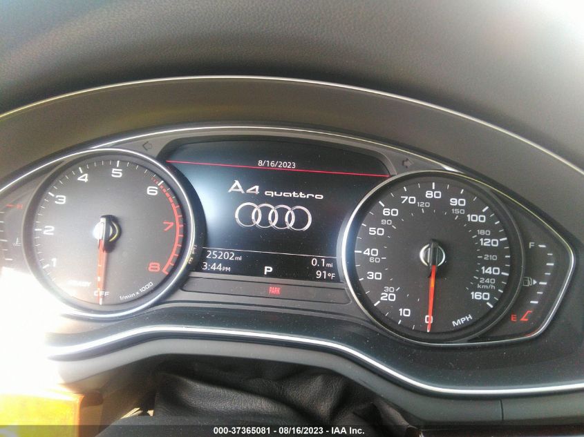 2019 AUDI A4 PREMIUM - WAUDNAF45KA105064
