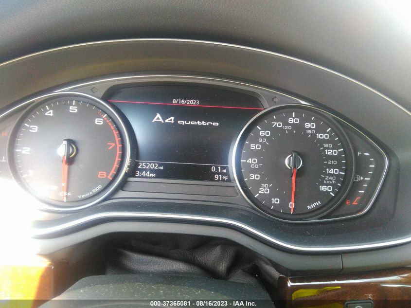 2019 AUDI A4 PREMIUM - WAUDNAF45KA105064