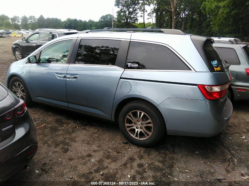 2013 HONDA ODYSSEY EX-L - 5FNRL5H62DB080865