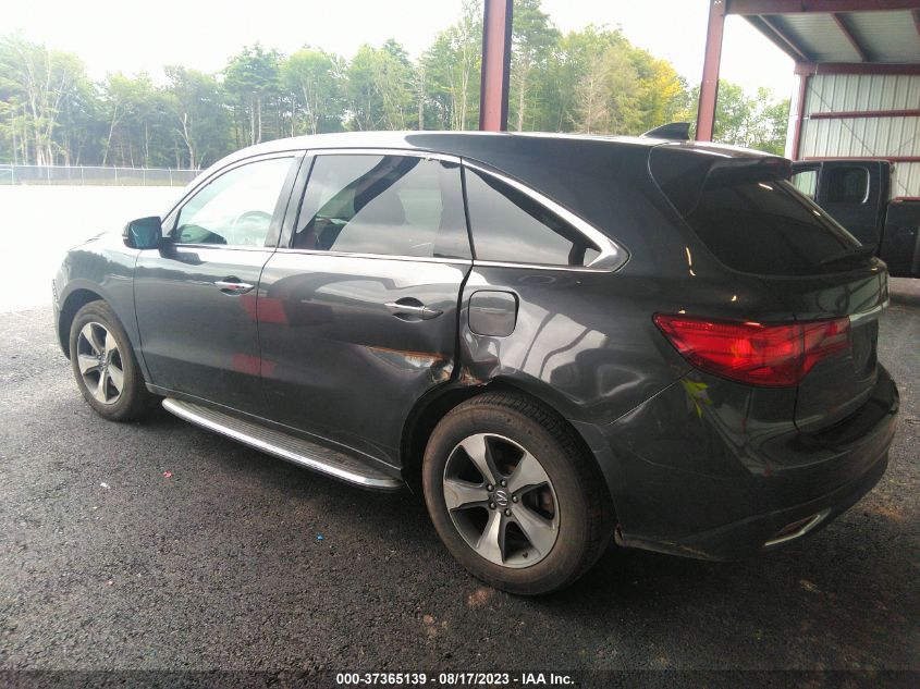 2016 ACURA MDX - 5FRYD4H27GB044785