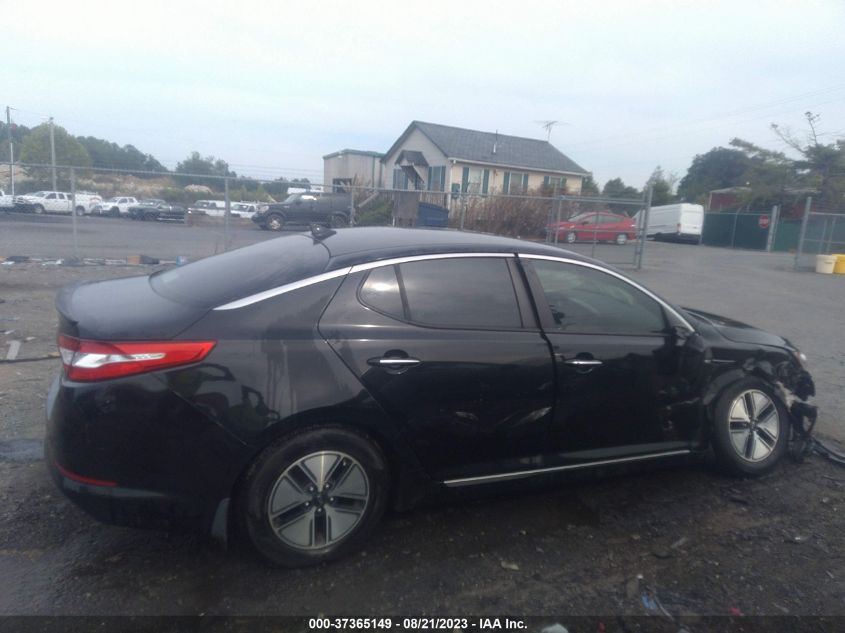2013 KIA OPTIMA HYBRID LX - KNAGM4AD5D5058767