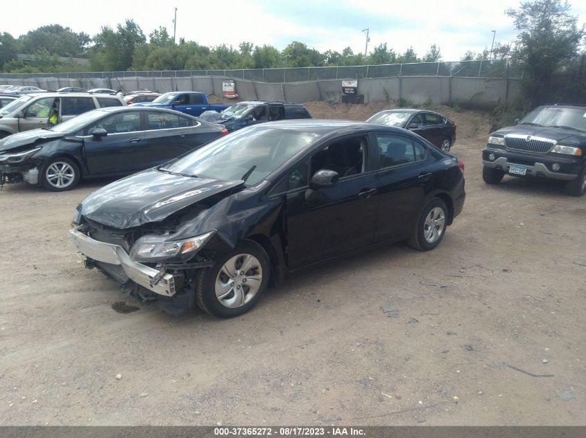 2013 HONDA CIVIC SDN LX - 2HGFB2F55DH581193