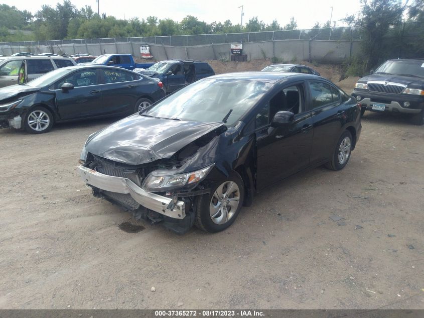 2013 HONDA CIVIC SDN LX - 2HGFB2F55DH581193