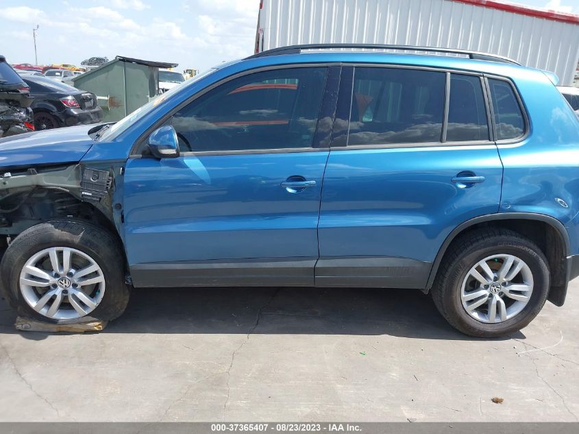 2017 VOLKSWAGEN TIGUAN S - WVGAV7AX8HW512345