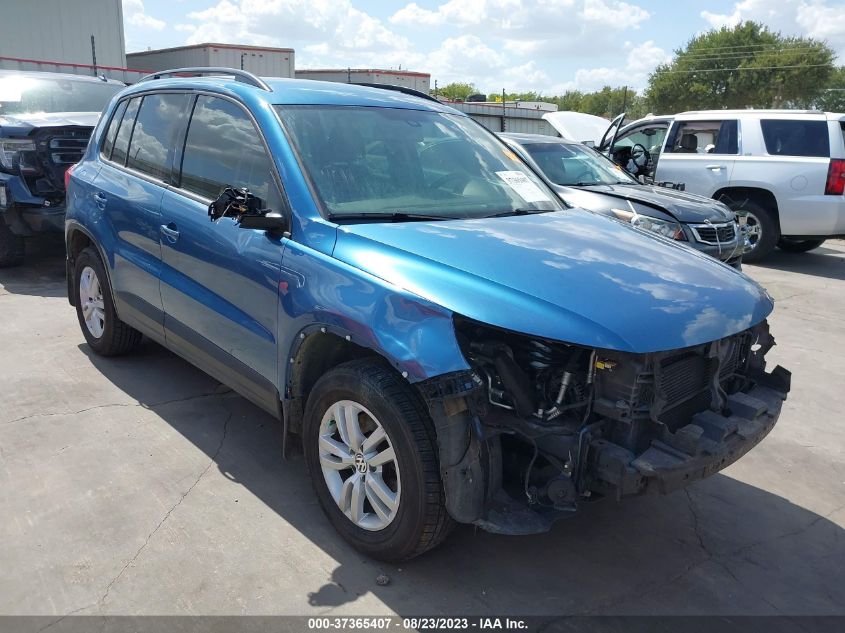 2017 VOLKSWAGEN TIGUAN S - WVGAV7AX8HW512345