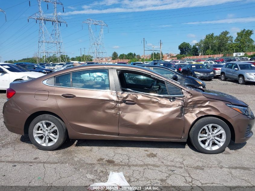 2019 CHEVROLET CRUZE LT - 1G1BE5SM6K7106625