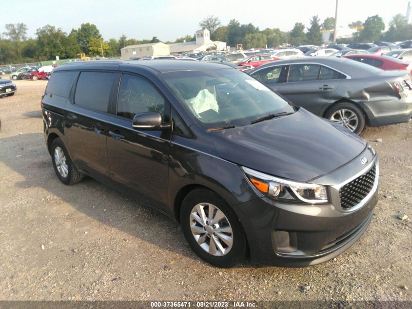 2016 KIA SEDONA LX - KNDMB5C13G6097912