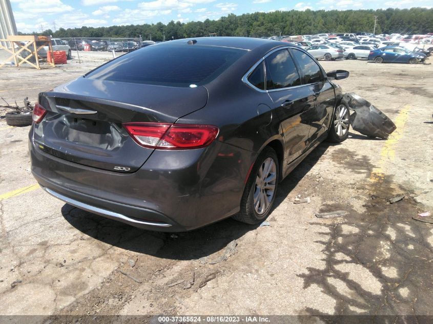 2015 CHRYSLER 200 LIMITED - 1C3CCCAB0FN594840