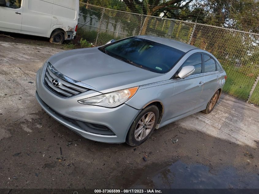 2014 HYUNDAI SONATA GLS - 5NPEB4AC7EH934165