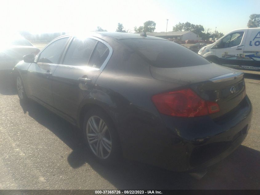 2013 INFINITI G37 SEDAN JOURNEY JN1CV6AP2DM715070