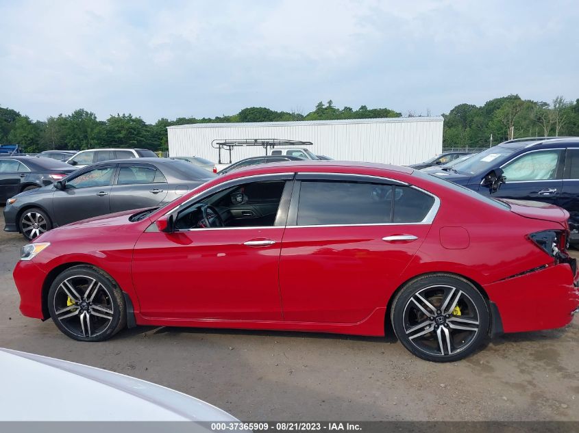 2017 HONDA ACCORD SEDAN SPORT - 1HGCR2F59HA227406