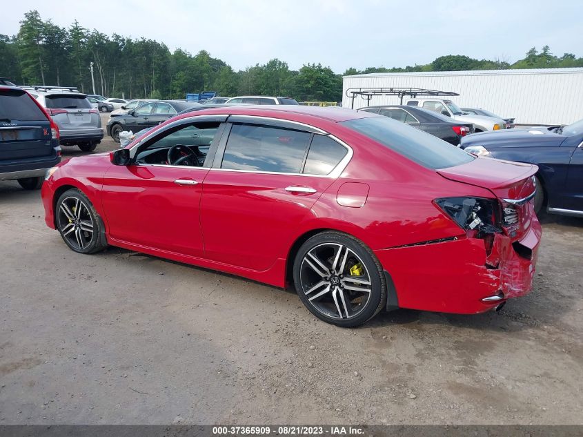 2017 HONDA ACCORD SEDAN SPORT - 1HGCR2F59HA227406