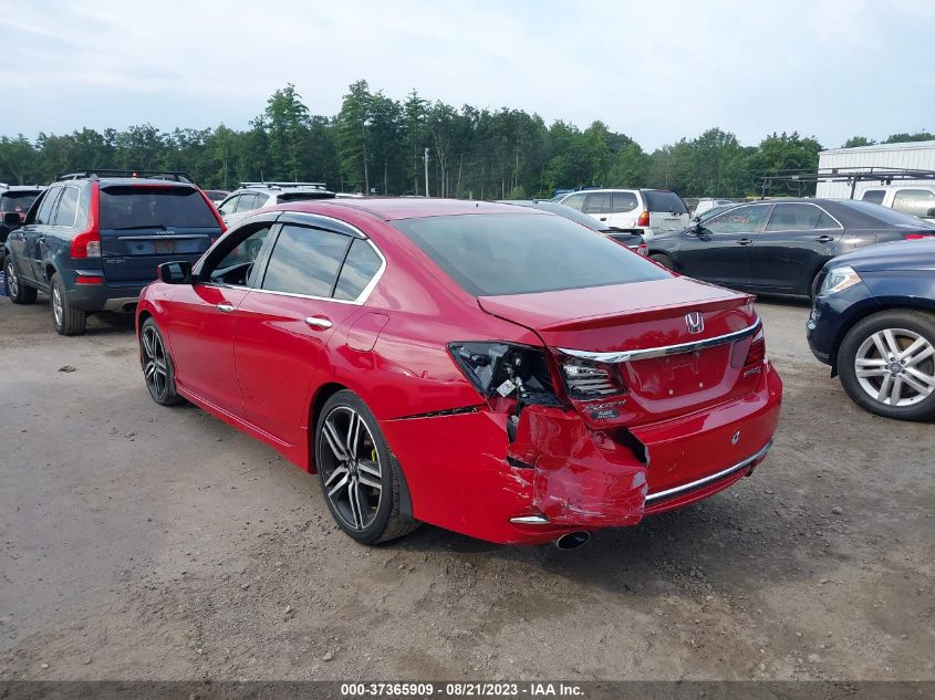 2017 HONDA ACCORD SEDAN SPORT - 1HGCR2F59HA227406