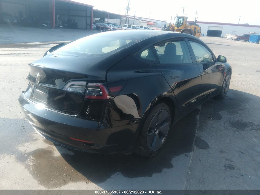 VIN 5YJ3E1EA2NF321102 2022 TESLA MODEL 3