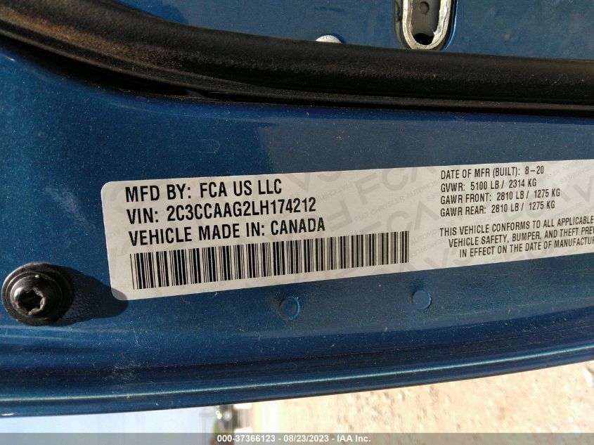 2020 CHRYSLER 300 TOURING - 2C3CCAAG2LH174212