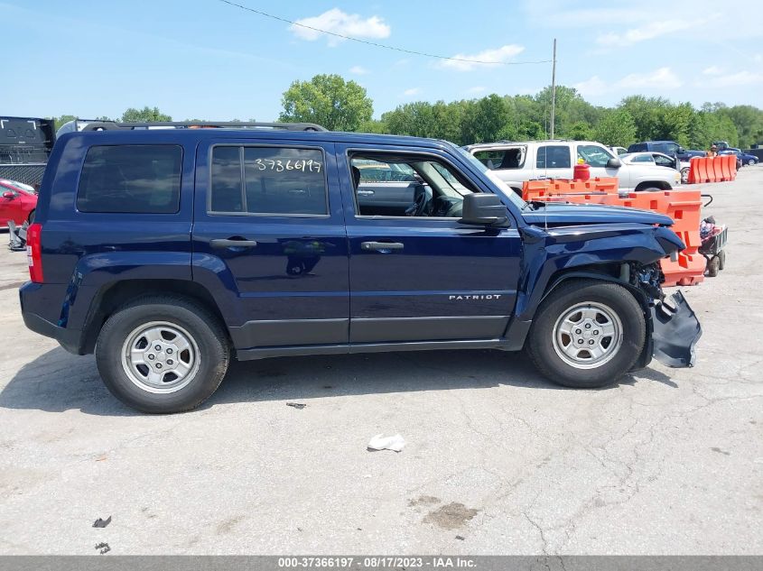 2015 JEEP PATRIOT SPORT - 1C4NJRBB6FD155031