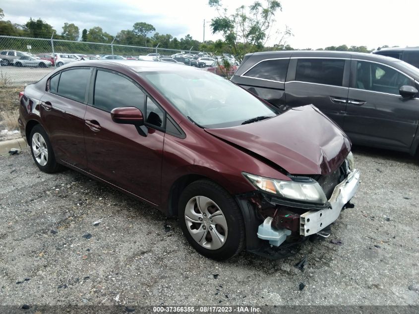 2014 HONDA CIVIC SEDAN LX - 19XFB2F50EE075637