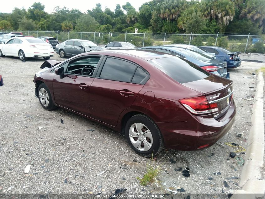 2014 HONDA CIVIC SEDAN LX - 19XFB2F50EE075637