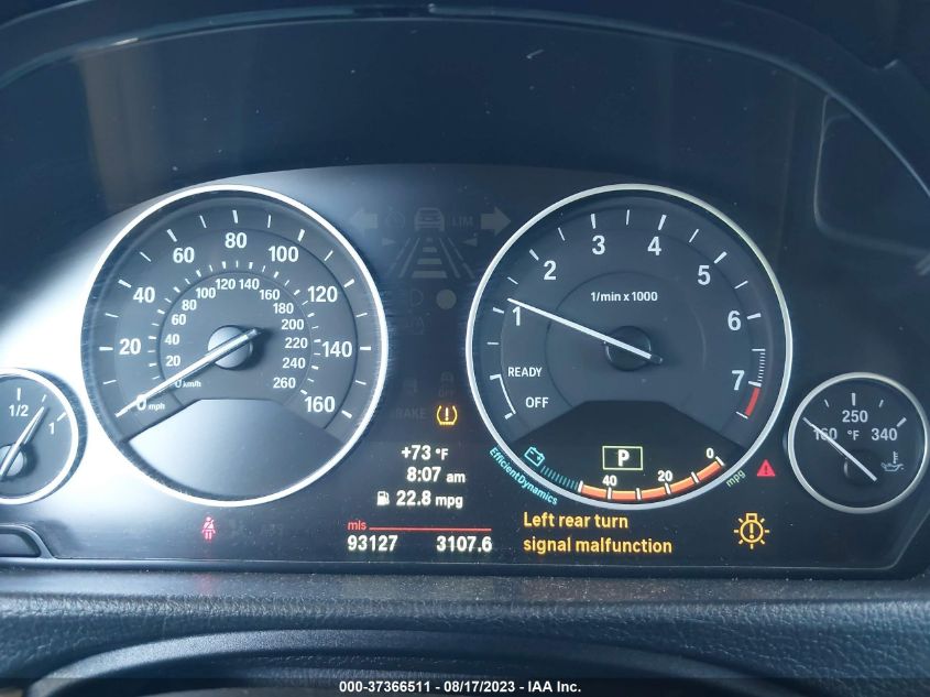 2013 BMW 3 SERIES 328I - WBA3A5C57DF602814
