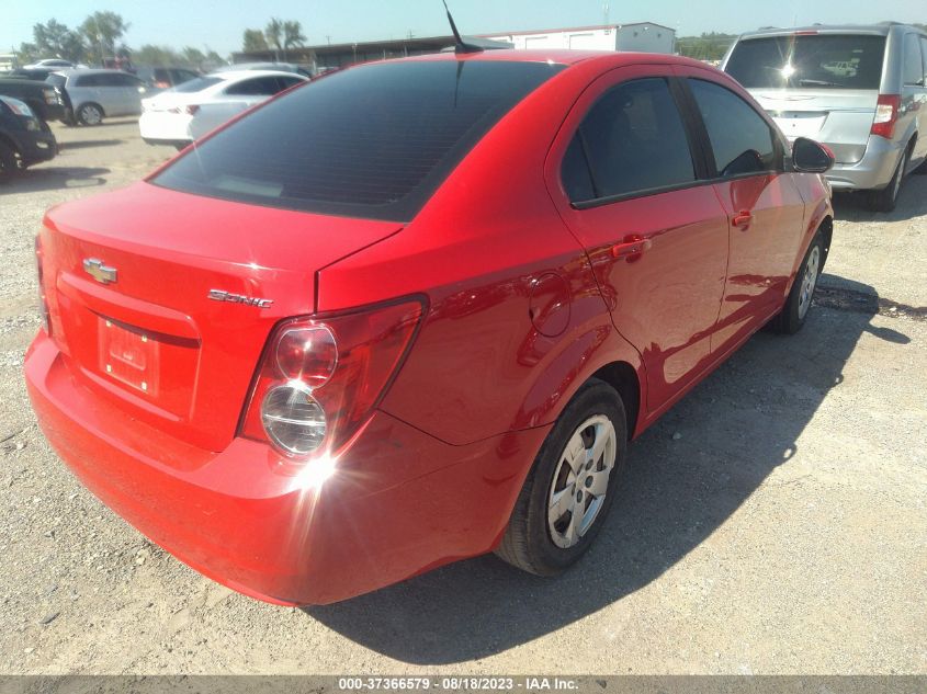 2014 CHEVROLET SONIC LS - 1G1JB5SH6E4244033