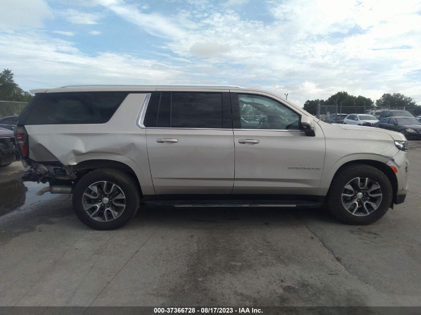 2022 CHEVROLET SUBURBAN K1500 LT - 1GNSKCKD1NR209651