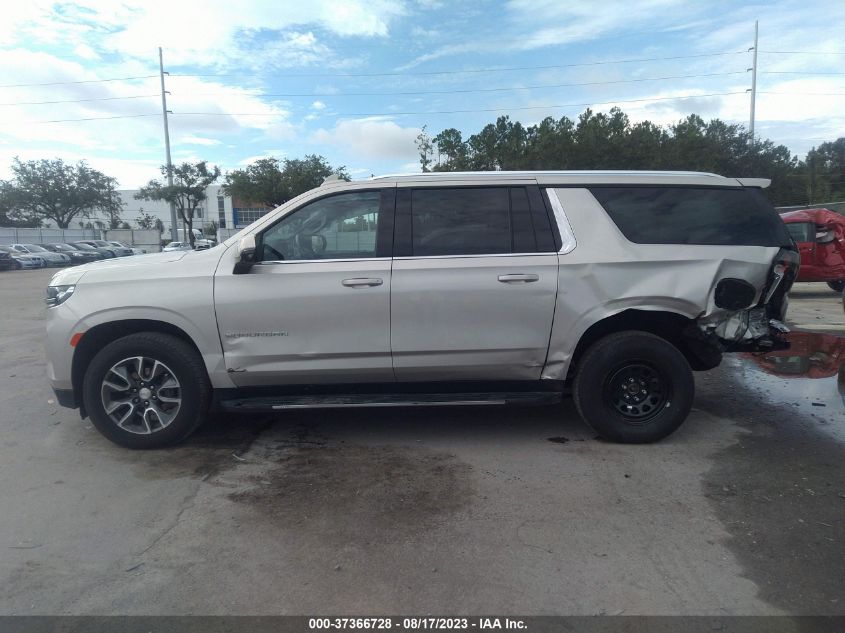 2022 CHEVROLET SUBURBAN K1500 LT - 1GNSKCKD1NR209651