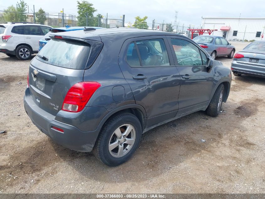 2016 CHEVROLET TRAX LS - 3GNCJNSB4GL247774