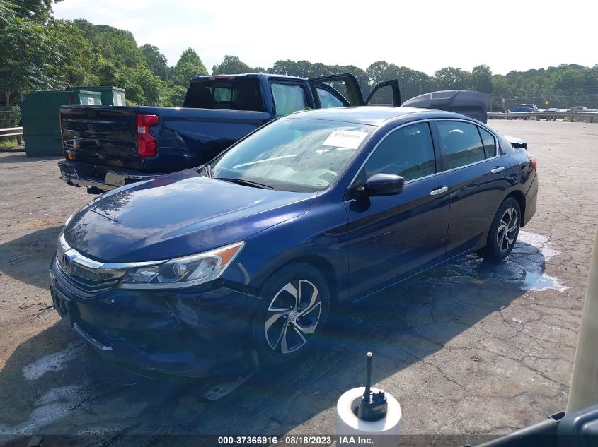 2017 HONDA ACCORD SEDAN LX - 1HGCR2F31HA166230