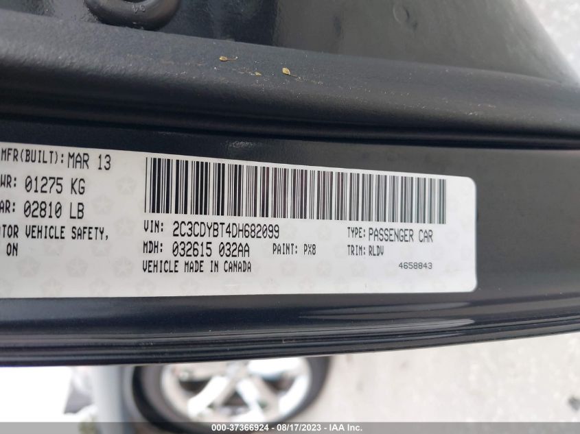 2013 DODGE CHALLENGER R/T - 2C3CDYBT4DH682099
