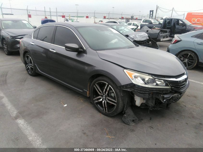 2016 HONDA ACCORD SEDAN SPORT - 1HGCR2F63GA082600
