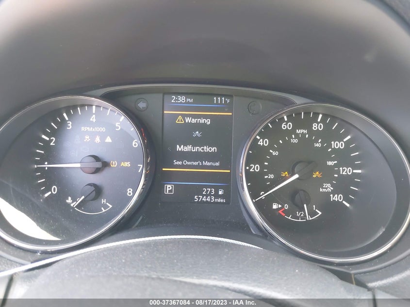 VIN KNMAT2MT9KP503600 2019 NISSAN ROGUE S/SV