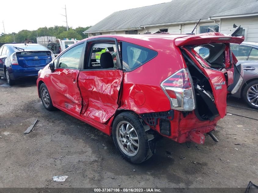 2015 TOYOTA PRIUS V TWO/FIVE/THREE/FOUR - JTDZN3EU2FJ025250