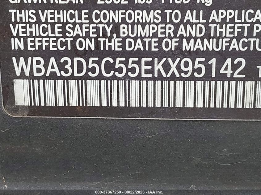 2014 BMW 328D XDRIVE WBA3D5C55EKX95142