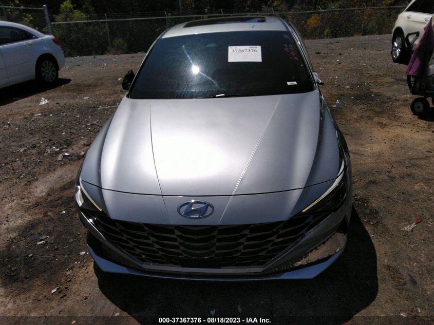 2021 HYUNDAI ELANTRA LIMITED - 5NPLP4AG2MH015989