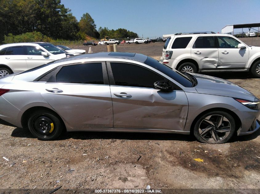 2021 HYUNDAI ELANTRA LIMITED - 5NPLP4AG2MH015989