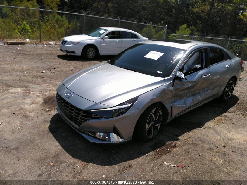 2021 HYUNDAI ELANTRA LIMITED - 5NPLP4AG2MH015989