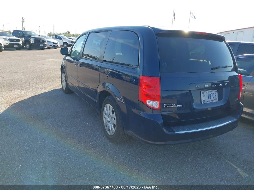 2016 DODGE GRAND CARAVAN SE - 2C4RDGBG5GR106068