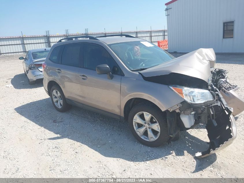 2016 SUBARU FORESTER 2.5I - JF2SJABC6GH508330